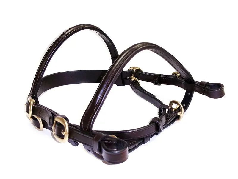 Dever Ascot Minatare In-hand Bridle 1 Size Brown